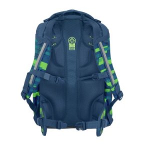 COOCAZOO MATE Schulrucksack lime stripe